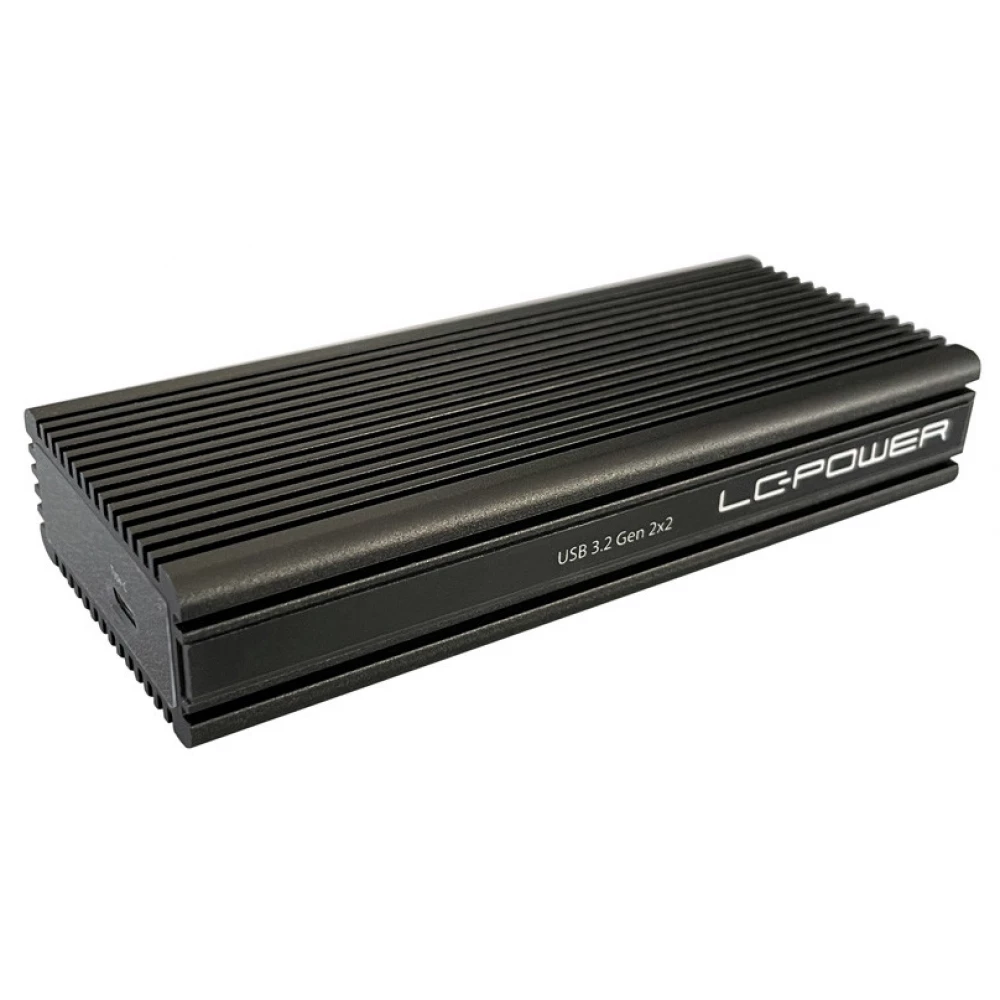 LCPOWER LC-M2-C-NVME-2X2 - M.2 - USB 3.1 Gen. 2x2 type C külső mobil rack LCPOWER LC-M2-C-NVME-2X2 - M.2 - USB 3.1 Gen. 2x2 type C külső mobil rack