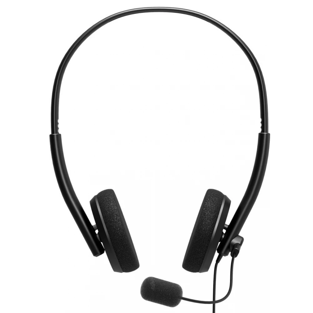 PORT Office USB Stereo headset crno