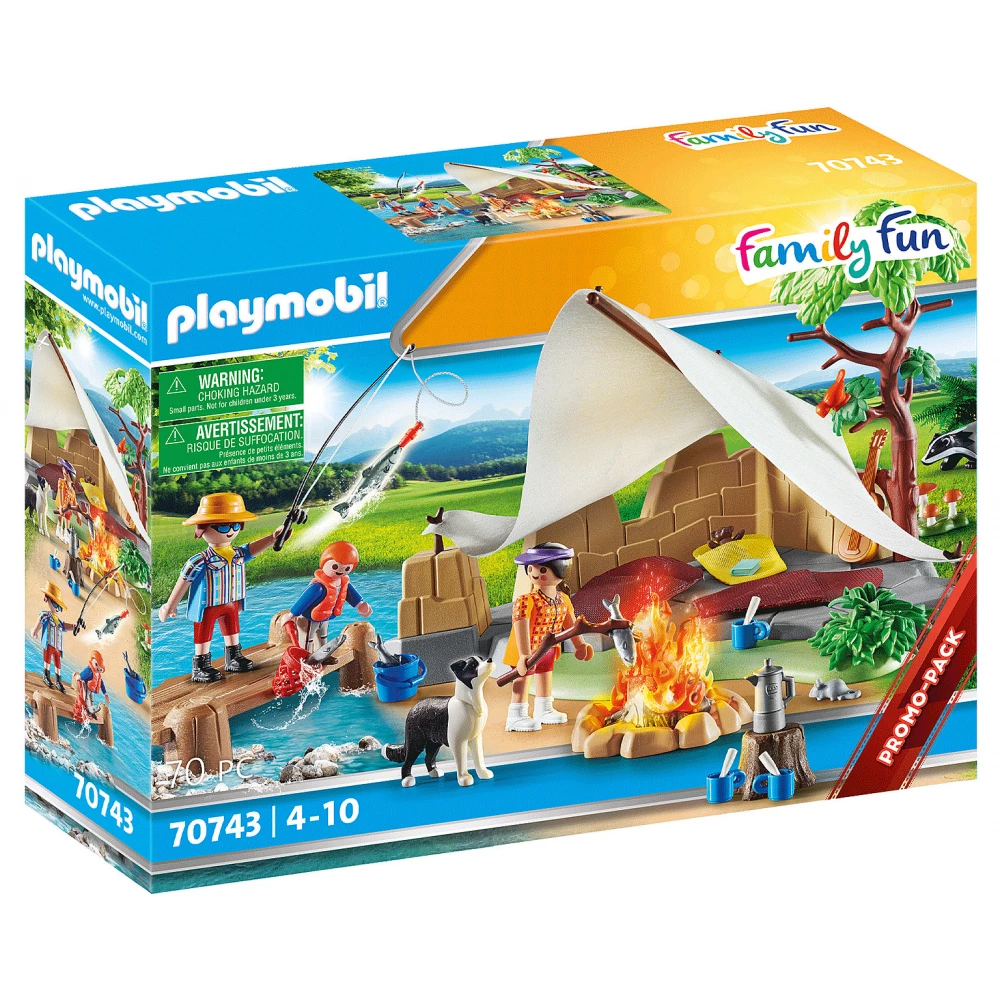 Family Fun 9318 Mega Set Toy Playmobil Camping Adventure 