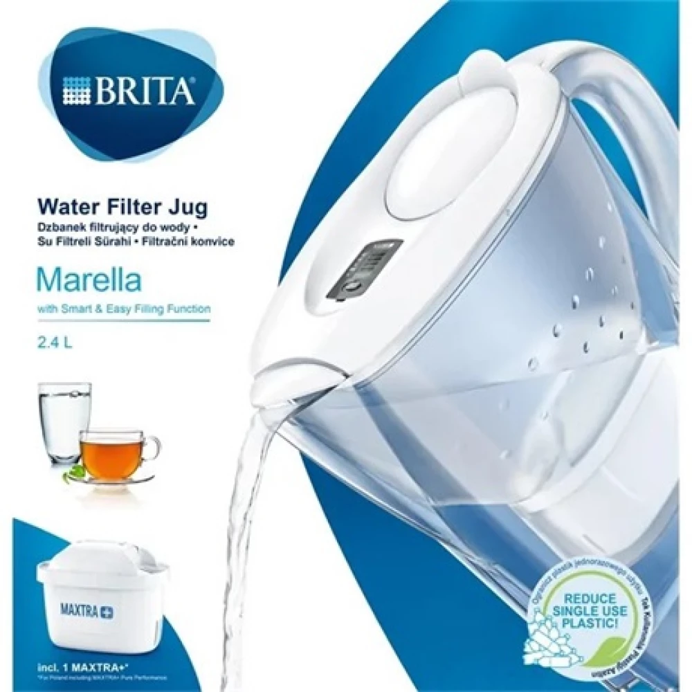 BRITA 1039270 Marella water Filter jug 2.4 l white - iPon - hardware and  software news, reviews, webshop, forum