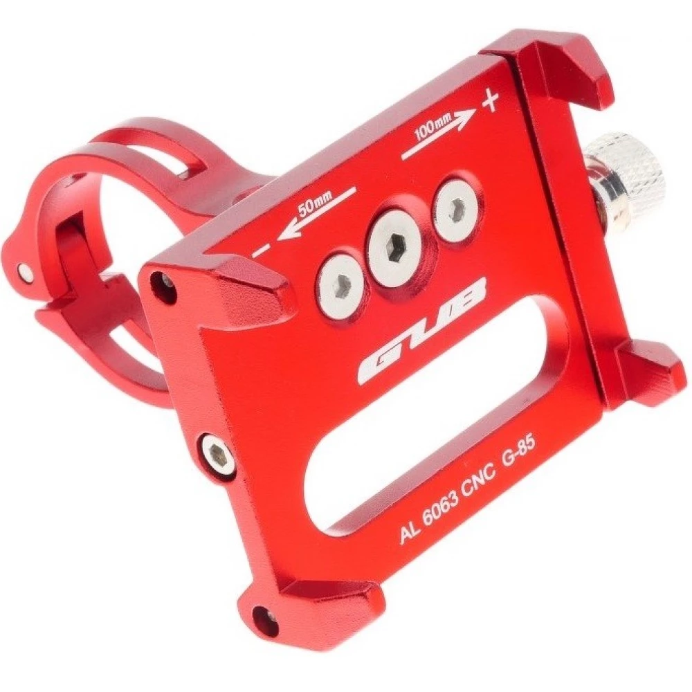 GUB G-85 Universal pentru bicicletă suport 50-100mm 360° roșu