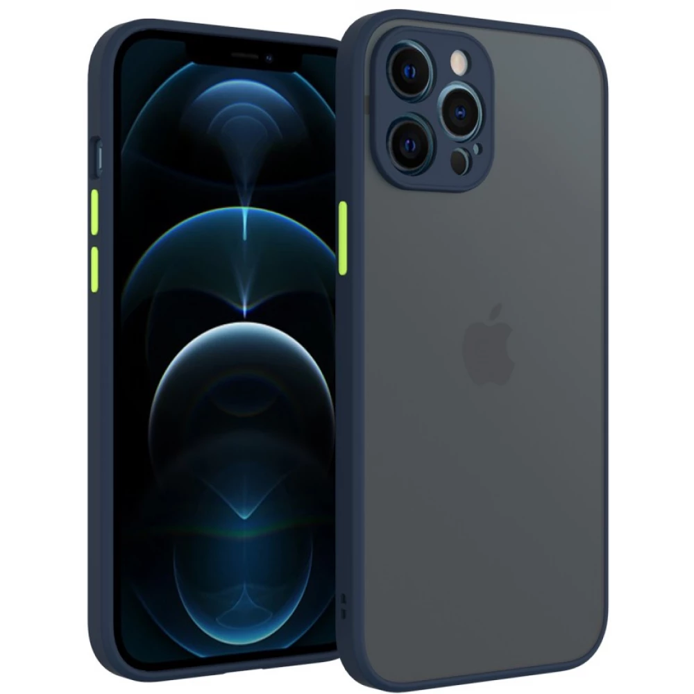CELLECT Plastika matt case iPhone 12 Plavo-zelena CELLECT Plastika matt case iPhone 12 Plavo-zelena