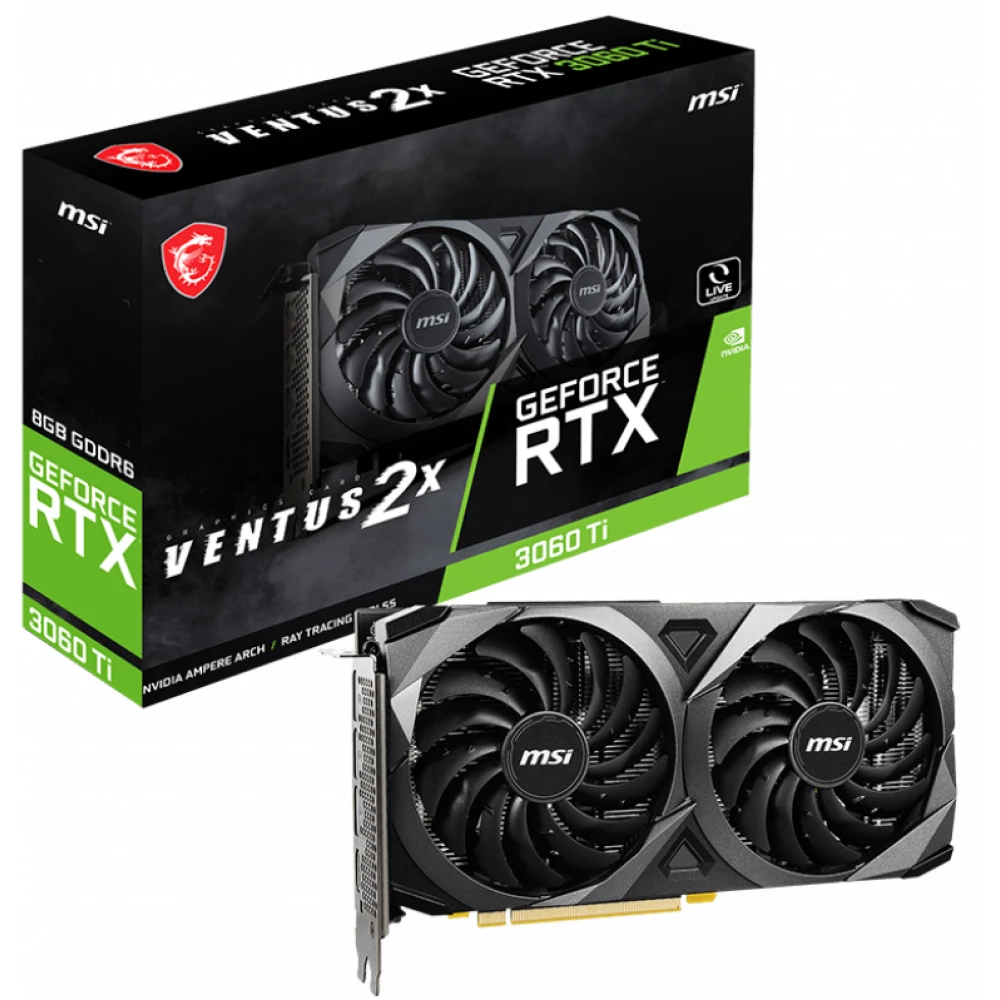 MSI GeForce RTX 3060 Ti 8GB GDDR6 Ventus 2X V1 LHR PCIE