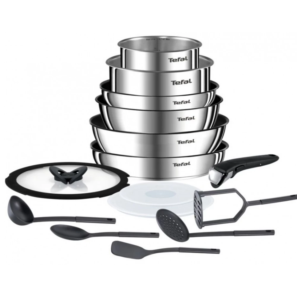  Tefal Ingenio Extreme Set of 14 Stone-Effect All Heat Sources  Including Induction: Home & Kitchen