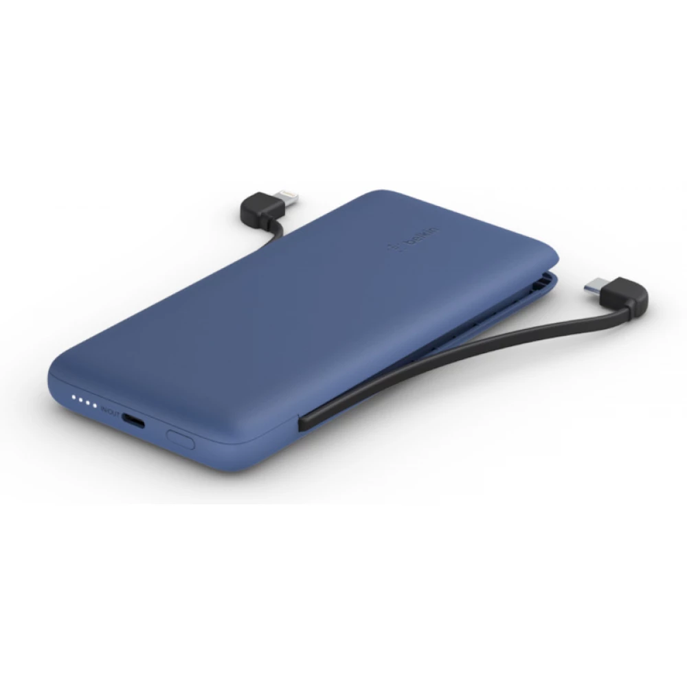 gewoon Sanders schapen BELKIN Boost Up Charge Plus Power Bank USB-C 10000mAh integrated cable blue  - iPon - hardware and software news, reviews, webshop, forum