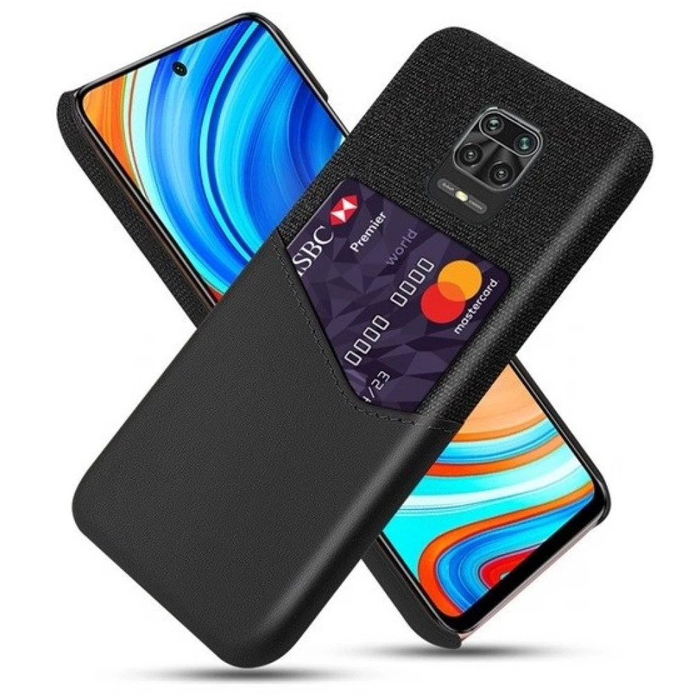ZONE TPU silicon toc aspect de piele textil strat Xiaomi Redmi Note 9s/9 Pro/9 Pro Max negru ZONE TPU silicon toc aspect de piele textil strat Xiaomi Redmi Note 9s/9 Pro/9 Pro Max negru