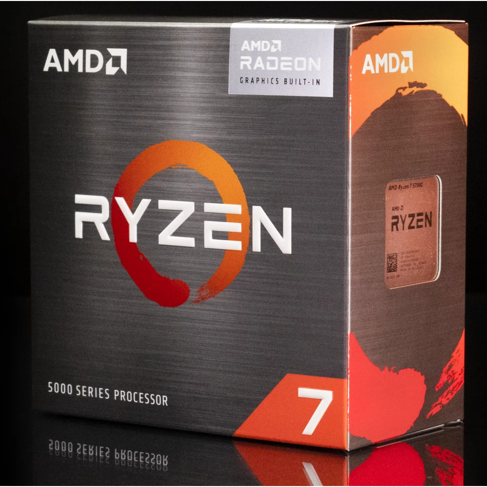 AMD Ryzen 7 5700G 3.80GHz AM4 BOX Wraith Stealth cooler wih fan 100 ...