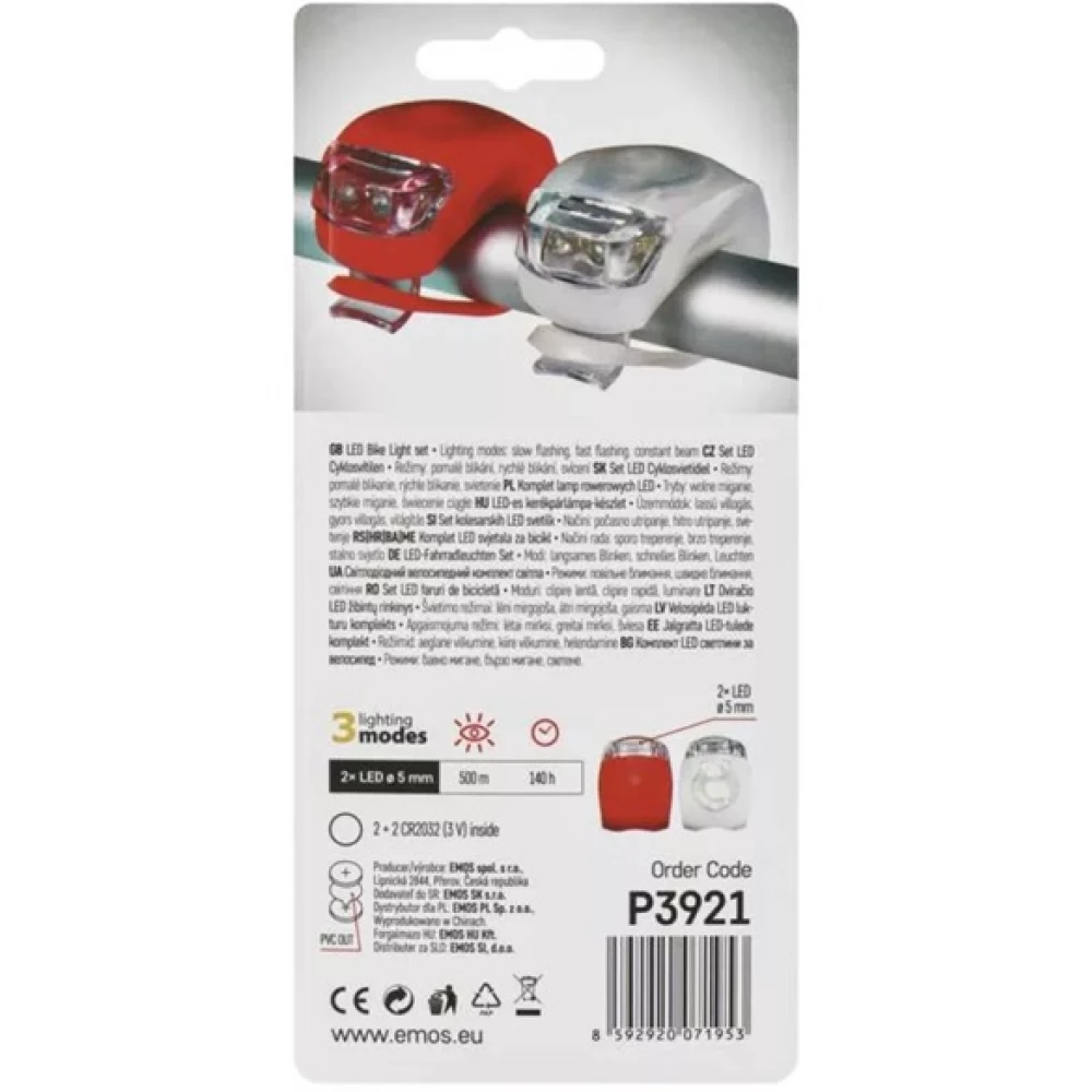 EMOS P3921 10lm 2db os LED cycle lamp set white red iPon