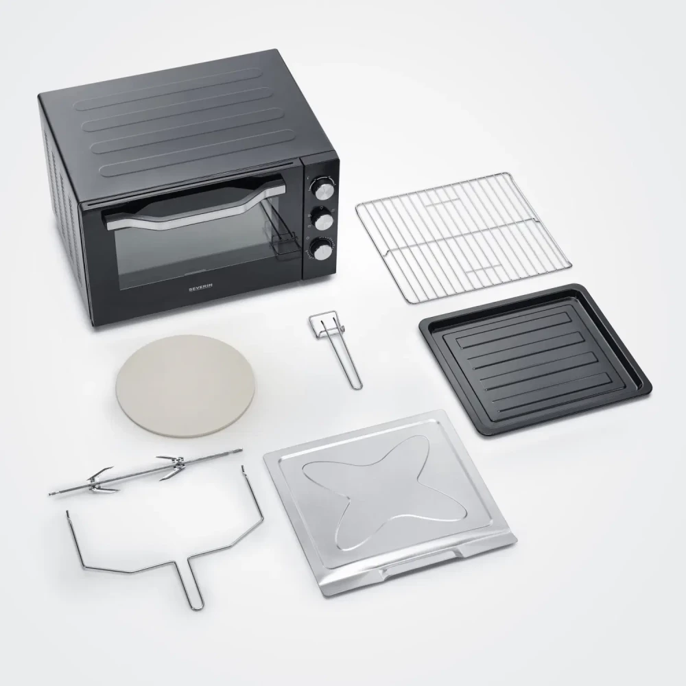 SEVERIN 2066 Mini oven 2200 W 60 l black iPoncomp