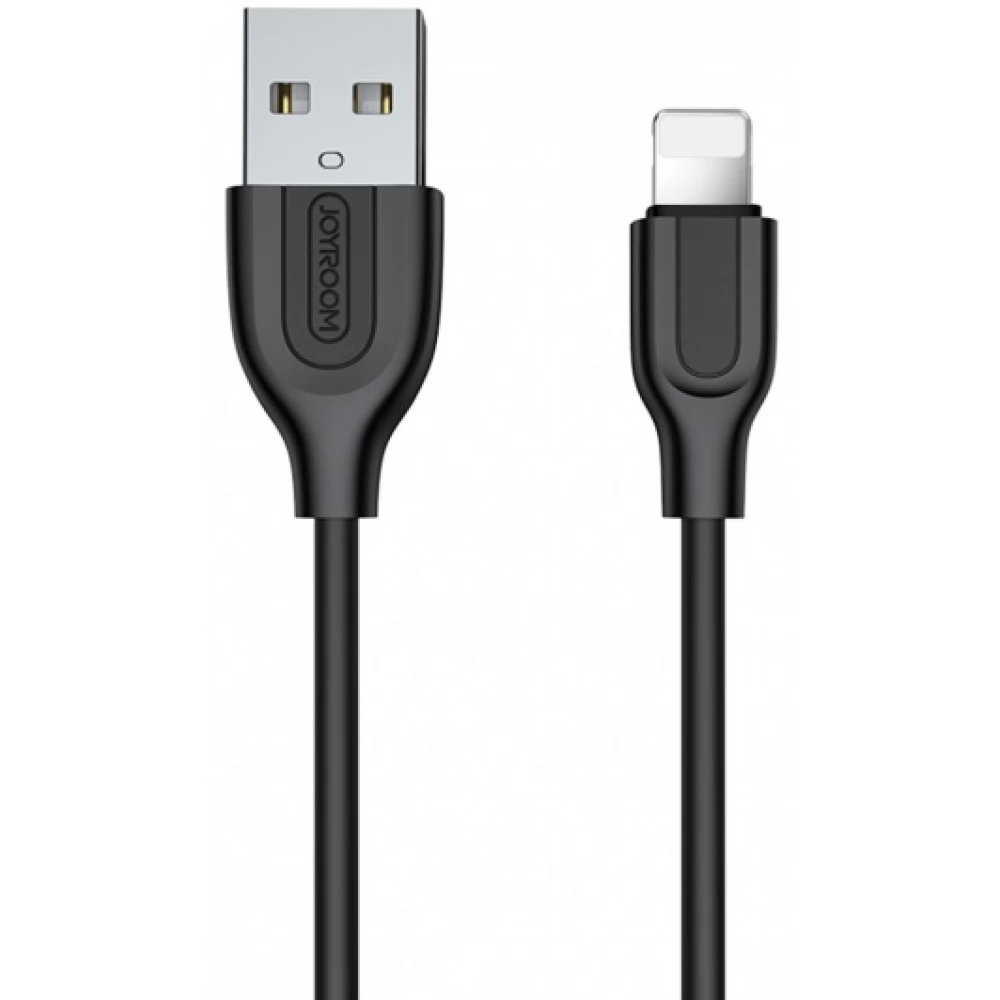 JOYROOM USB Lightning Töltő/adatkábel Fekete 1.2m S-1224M3-B