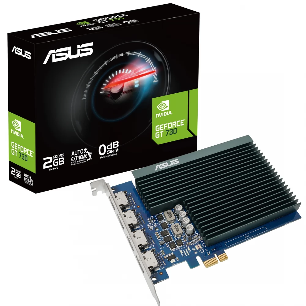 Asus GT730-4H-SL-2GD5 GeForce GT 730 2GB GDDR5 Silent PCIE (Basic garancia)