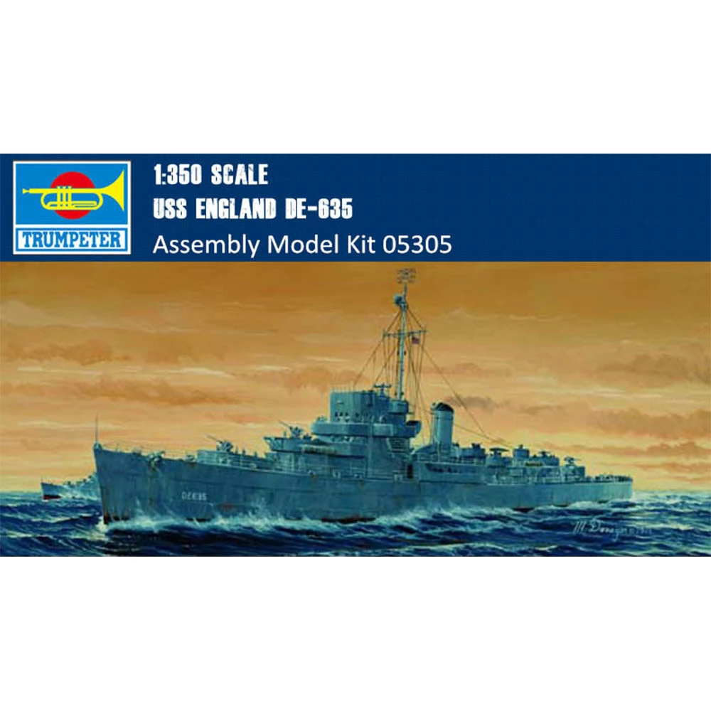 TRUMPETER 1/350 USS England DE-635 military ship model - iPon ...