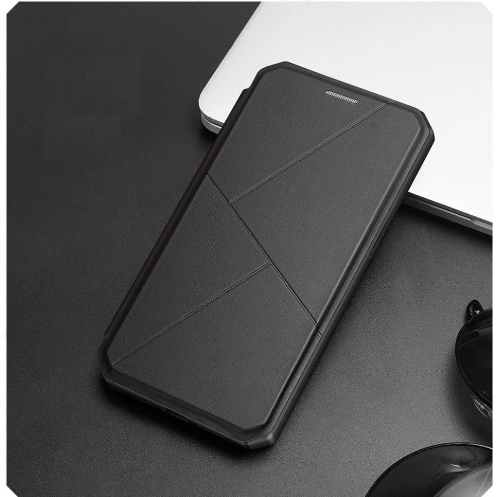 DUX DUCIS Skin X New Oldalra nyíló tok iPhone 12 Mini fekete
