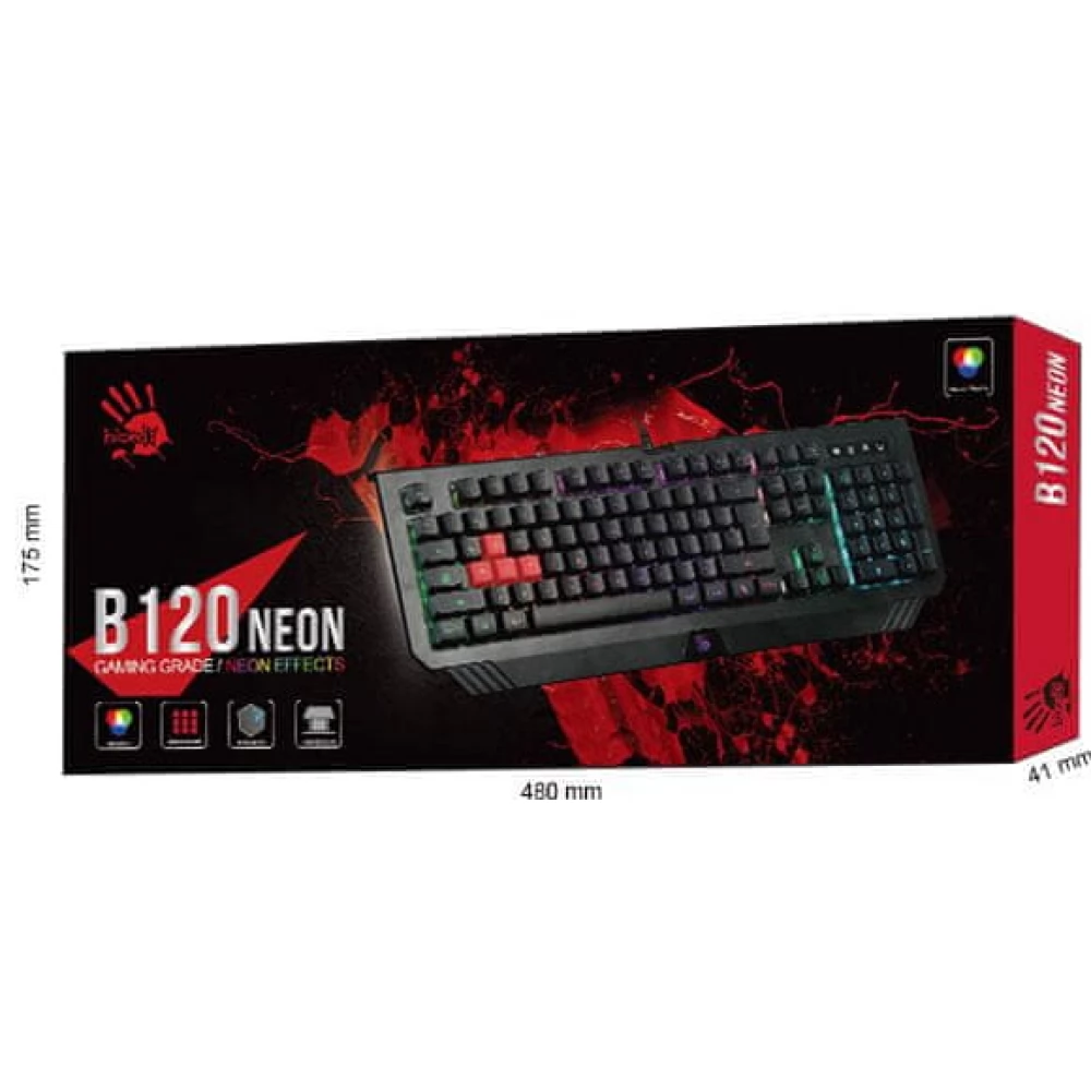 A4TECH Bloody B120N Magyar fekete - iPon.hu