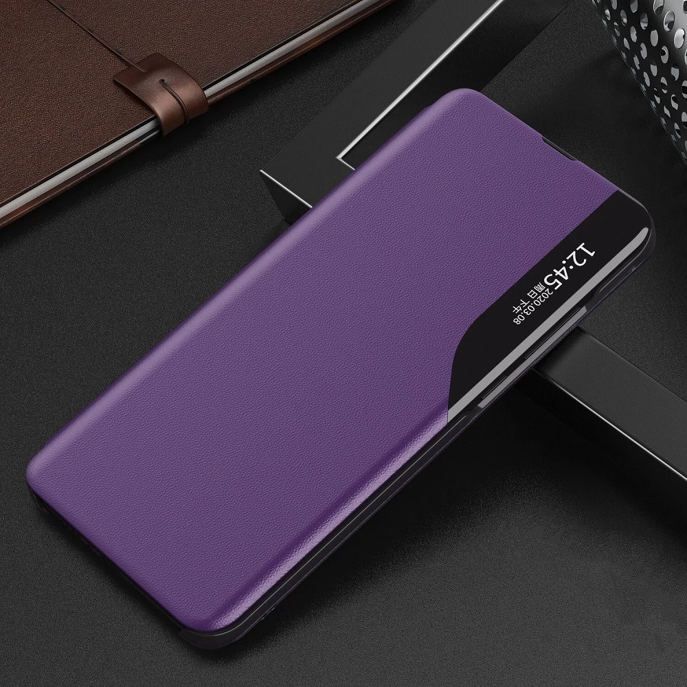 WOOZE FashionBook pe lateral cu deschidere toc Xiaomi Redmi K40/K40 Pro/K40 Pro Plus/Mi 11i/Poco F3 lila