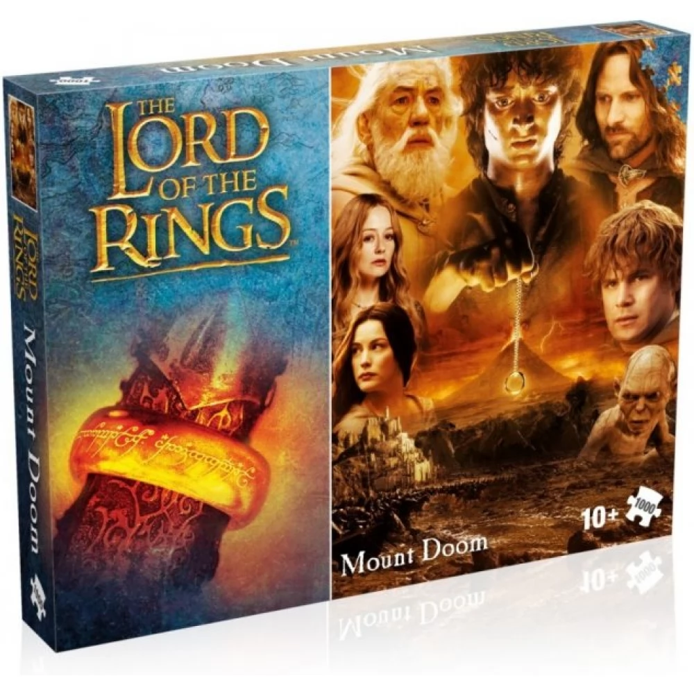 WINNINGMOVES Puzzle game 1000 pieces The Lord of the Rings Mount Doom