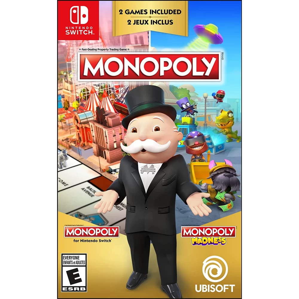 JATEK Monopoly + Monopoly Madness (Switch)