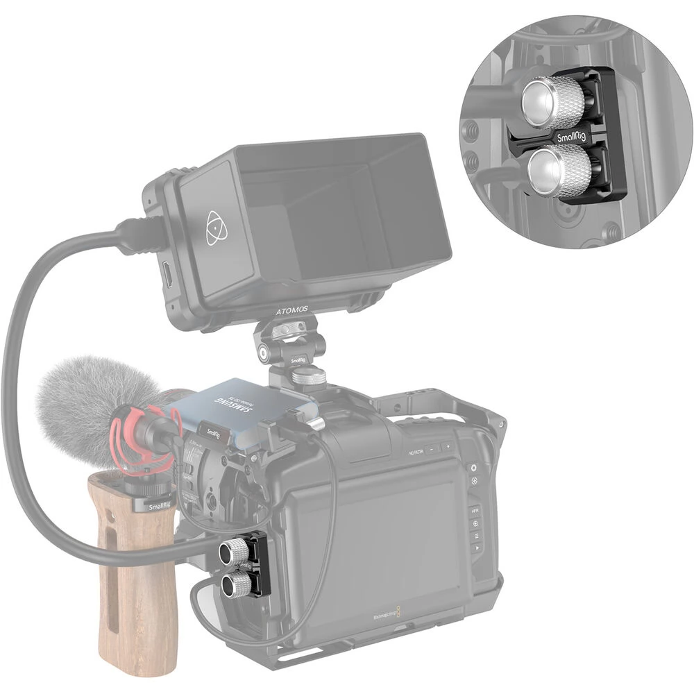 SMALLRIG 3271 HDMI&USB-C Cable Clamp for BMPCC 6K PRO
