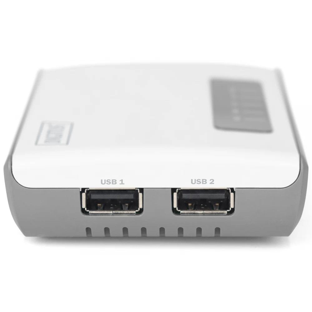 DIGITUS DN-13024 2-Port USB 2.0 Wireless Multifunction Network Server