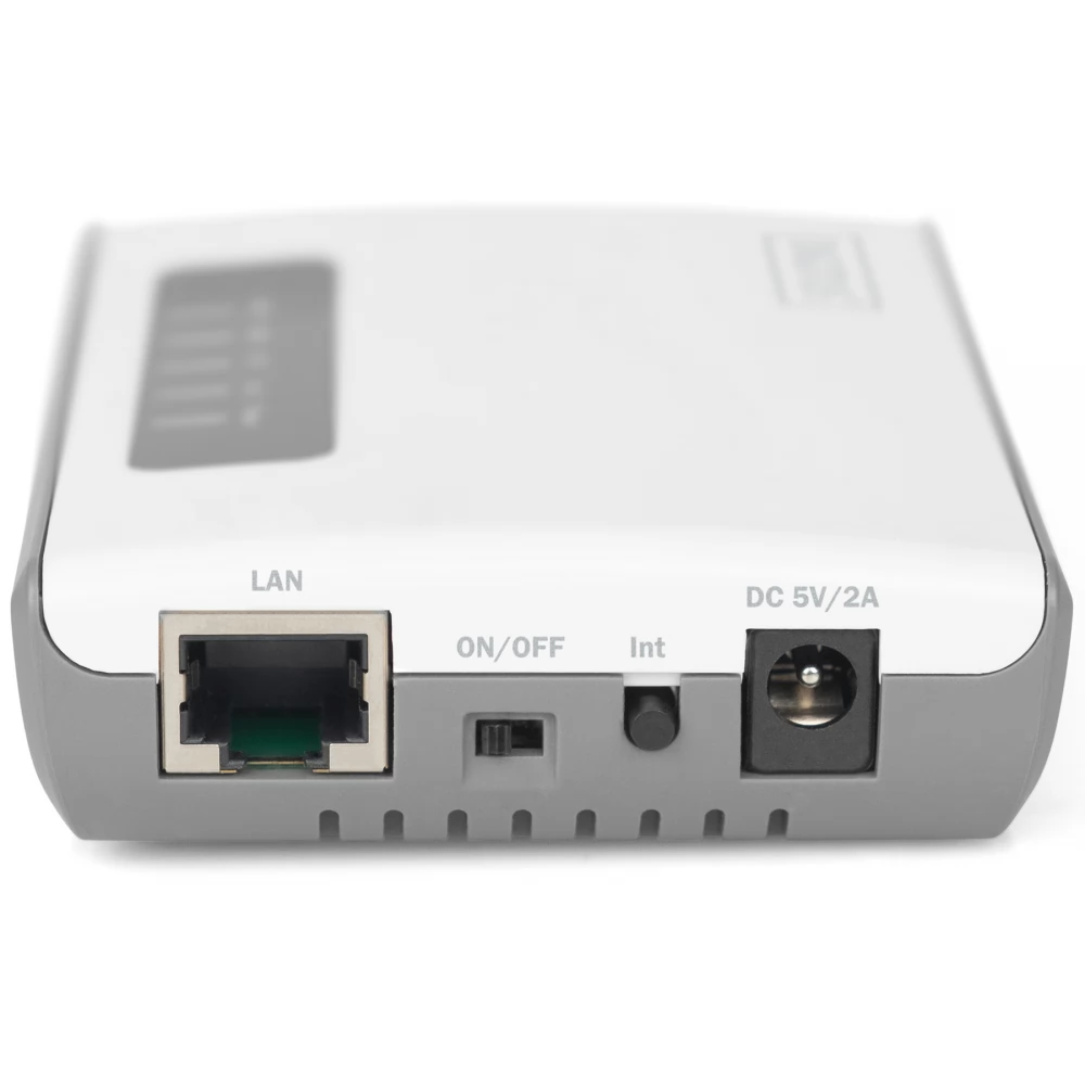 DIGITUS DN-13024 2-Port USB 2.0 Wireless Multifunction Network Server