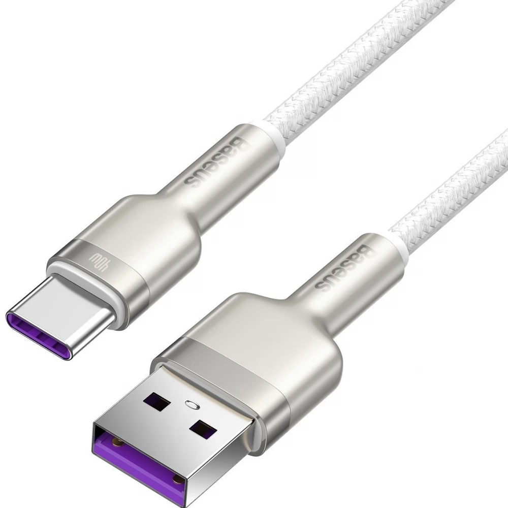 BASEUS USB 2.0 Type C Convertor Alb 2m CATJK-B02