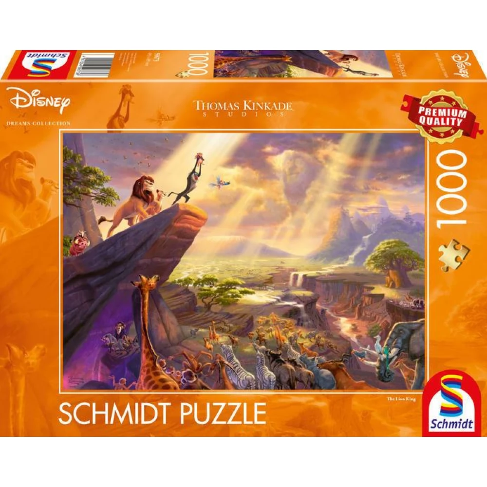 SCHMIDTSPIELE Puzzle játék 1000 darabos Disney Az oroszlánkirály
