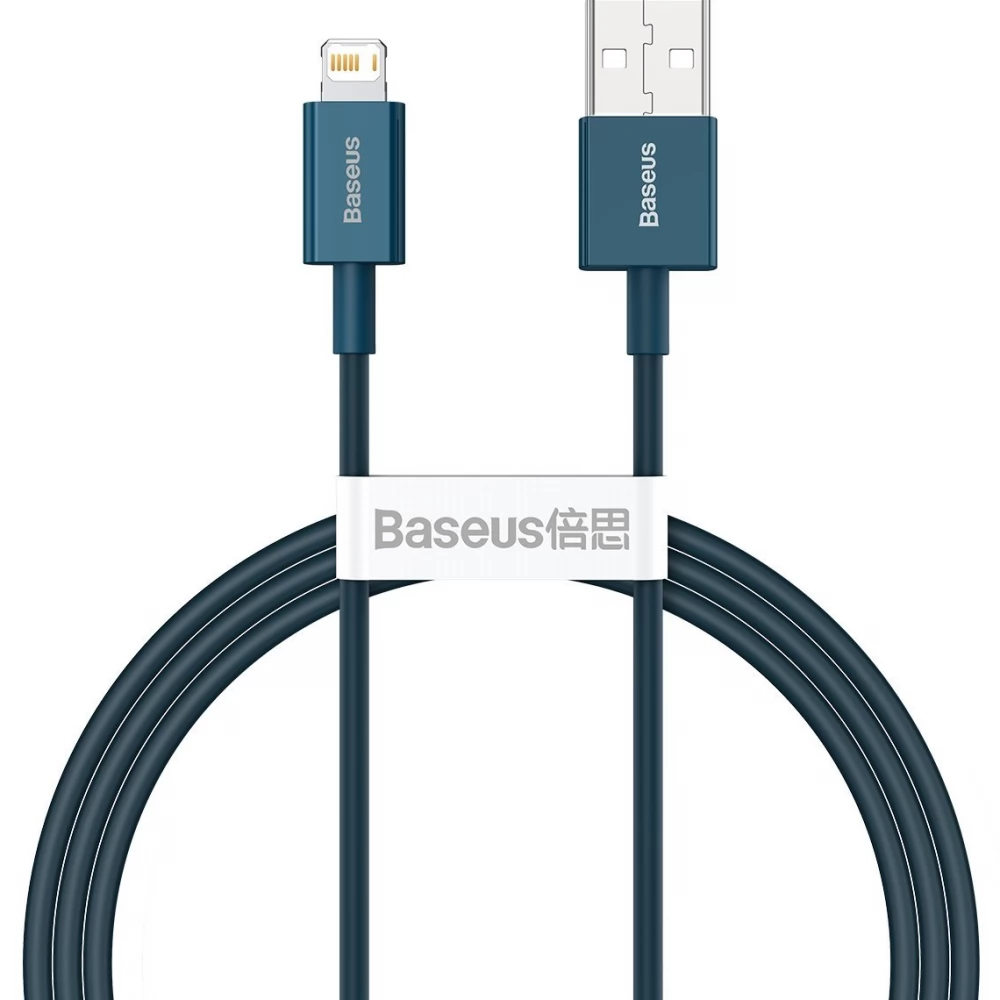 BASEUS USB Lightning Töltő/adat Albastru 2m CALYS-C03