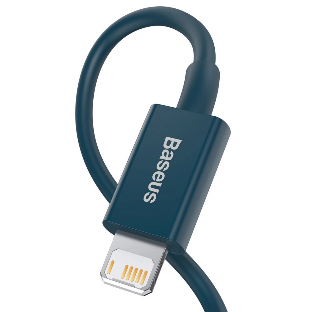 BASEUS USB Lightning Töltő/adat Blau 2m CALYS-C03