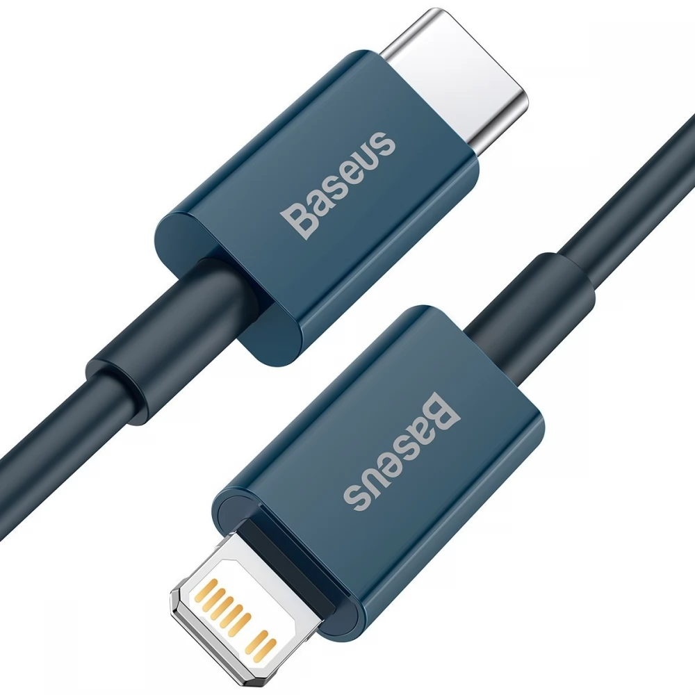 BASEUS USB 2.0 Type C Lightning Töltő/adat Plava 2m CATLYS-C03