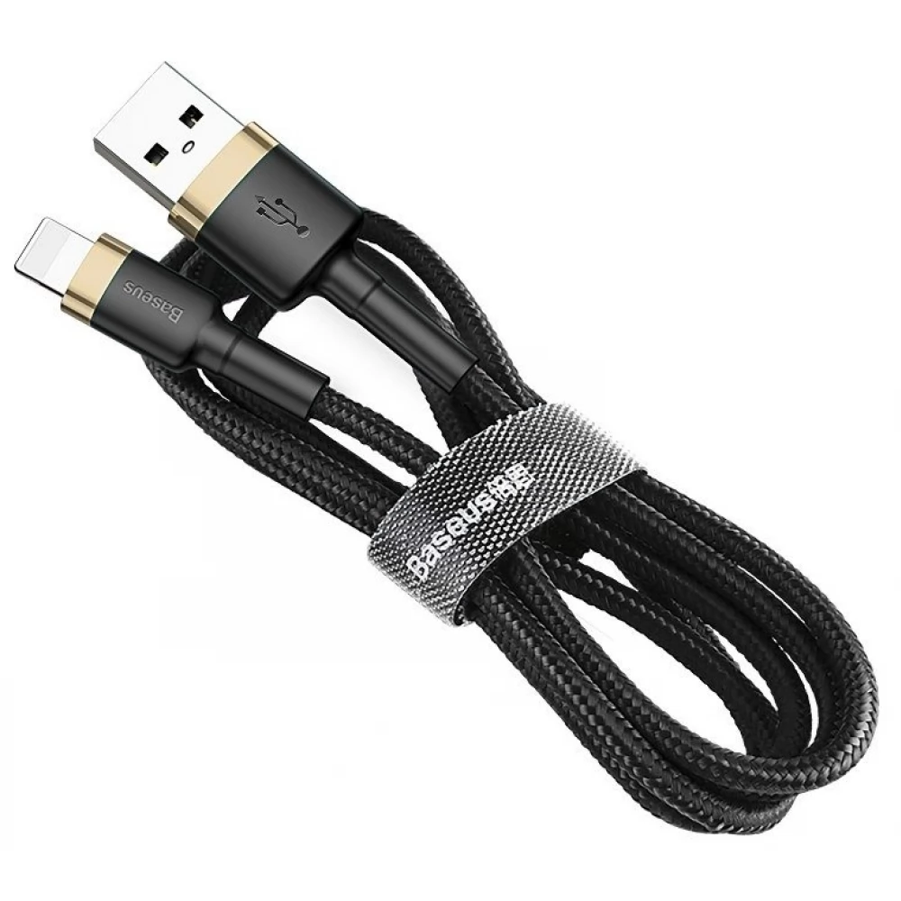 BASEUS USB Lightning Töltő/adat Crno 1m CALKLF-BV1