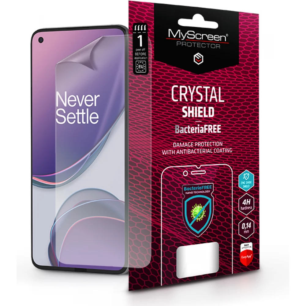 MYSCREEN Crystal Shield BacteriaFree kijelzővédő fólia OnePlus 8T