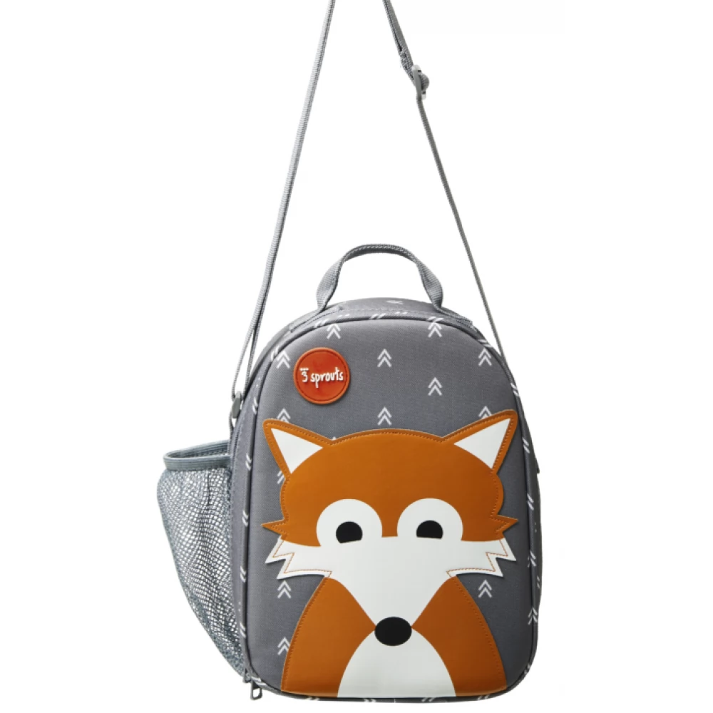 3 Sprouts lunch case fox pattern