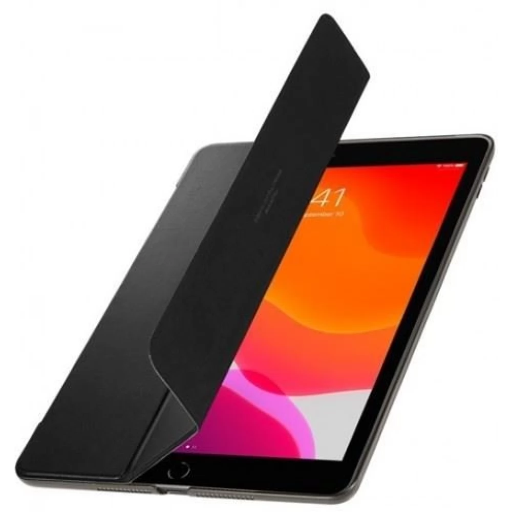 SPIGEN Smart Fold iPad 10.2" stranica procvat case crno