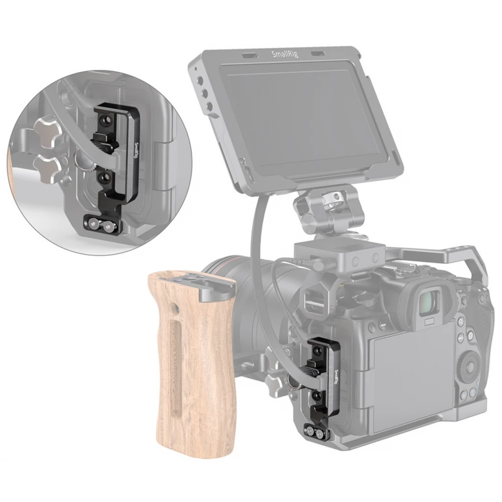 SMALLRIG HDMI and USB-C Cable Clamp for EOS R5 and R6 Cage