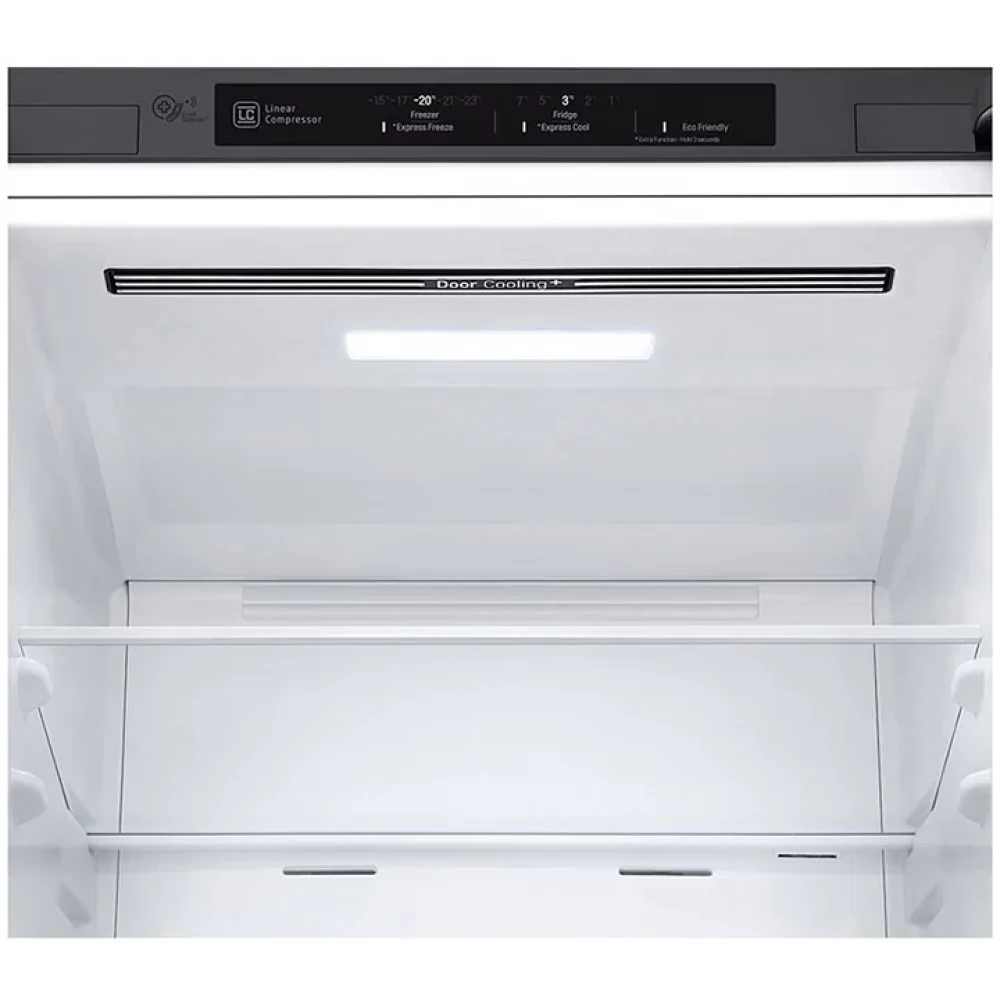 LG GBF61PZJMN Alulfagyasztós refrigerator DoorCooling+ technology 341 L capacity silver