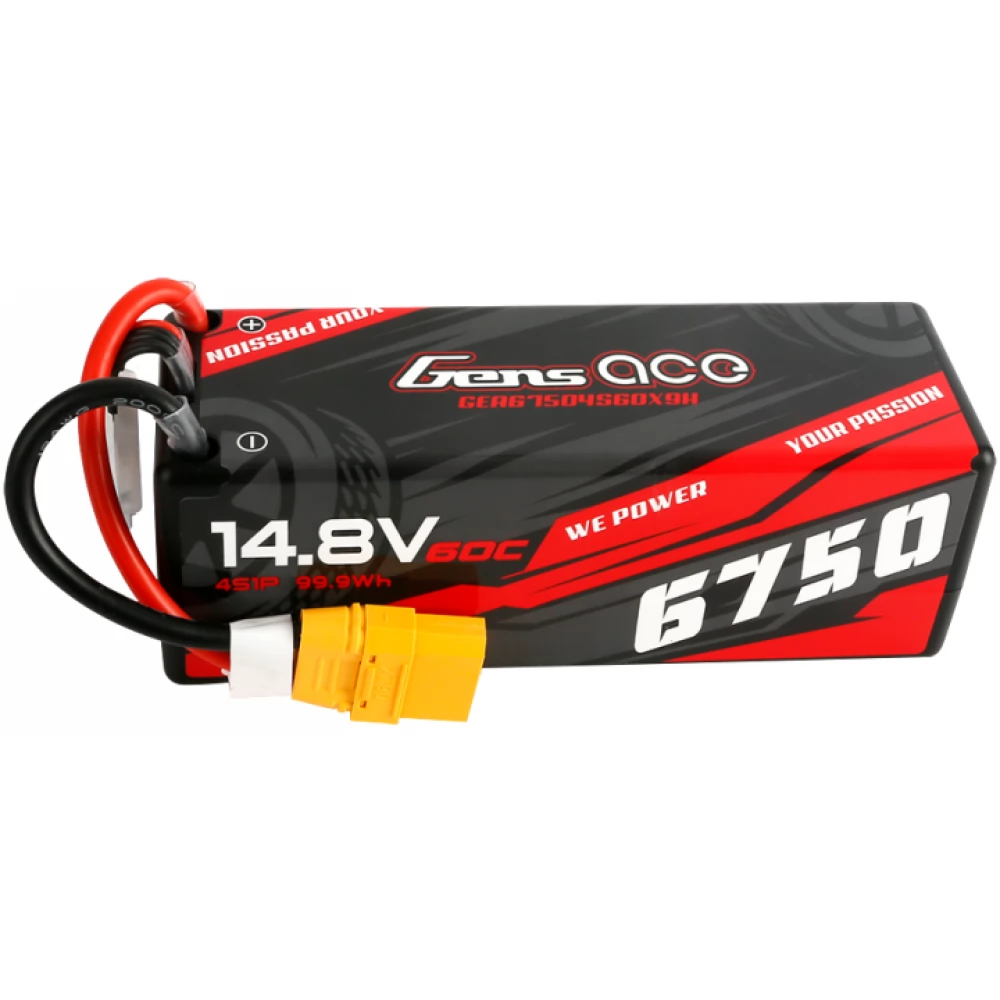 GENS ACE 6750mAh 14.8V 60C 4S1P merevház rechargeable battery