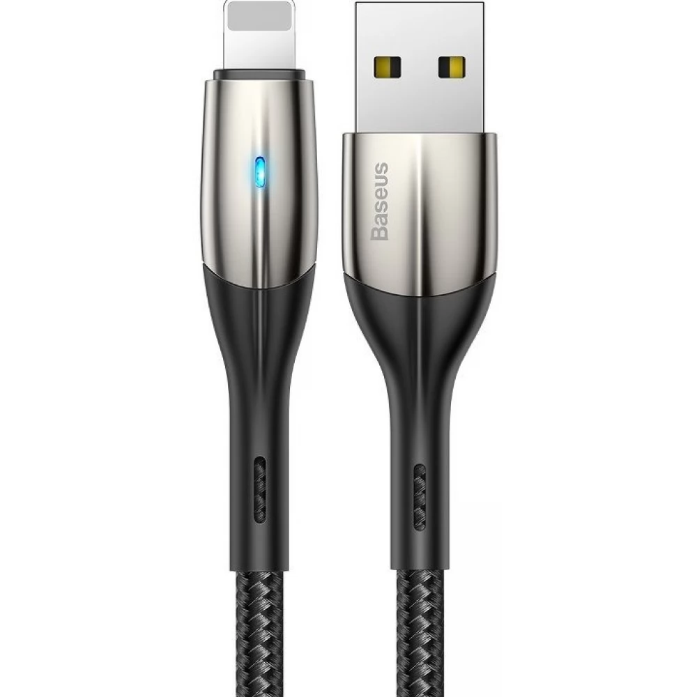 BASEUS USB Lightning Töltő/adat Schwarz 1m CALSP-B01