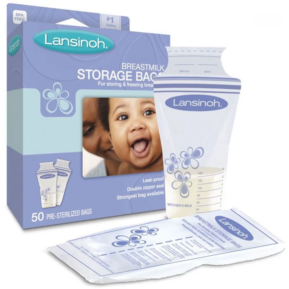 LANSINOH 40055 Breast Milk Storage bag 50pcs