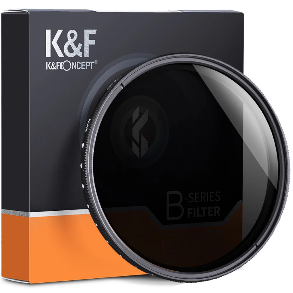 K-F CONCEPT Slim vario ND 2-400 Variable grau Filter 37 mm