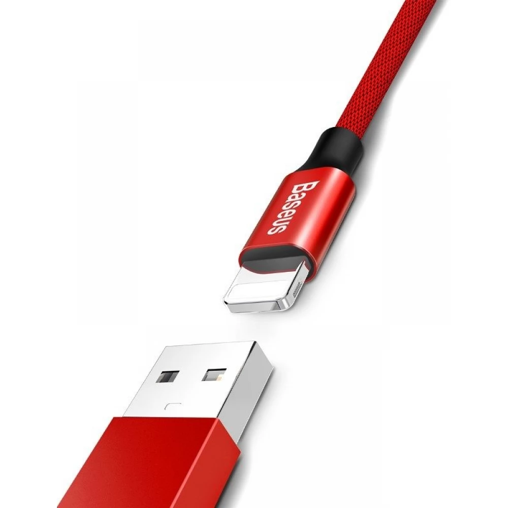 BASEUS USB Lightning Töltő/adat rot 1.8m CALYW-A09