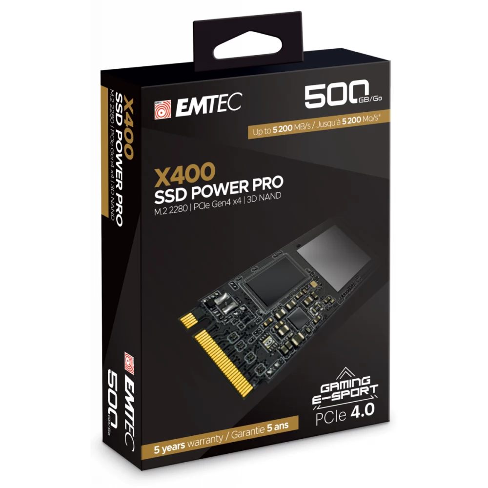 EMTEC 500GB X400 M.2 PCIe M.2 2280 ECSSD500GX400