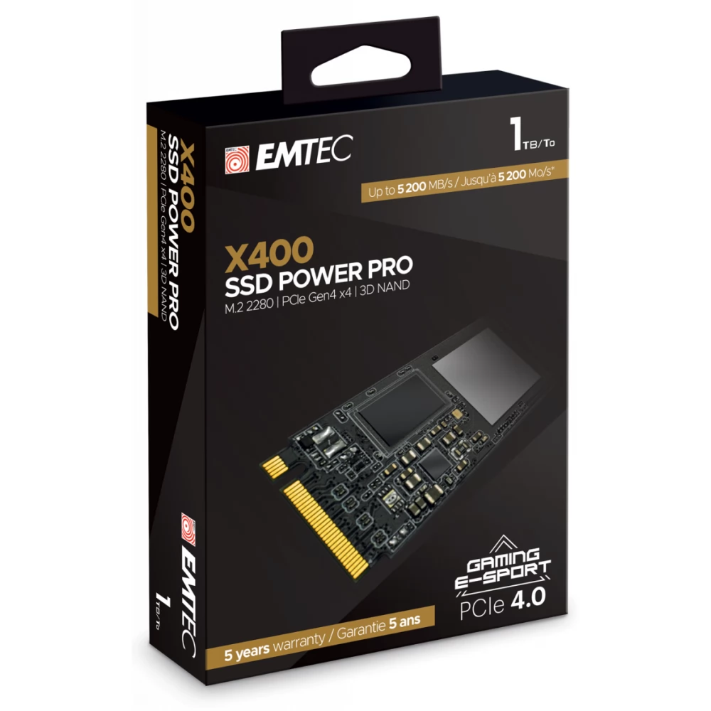 EMTEC 1TB X400 M.2 PCIe M.2 2280 ECSSD1TX400