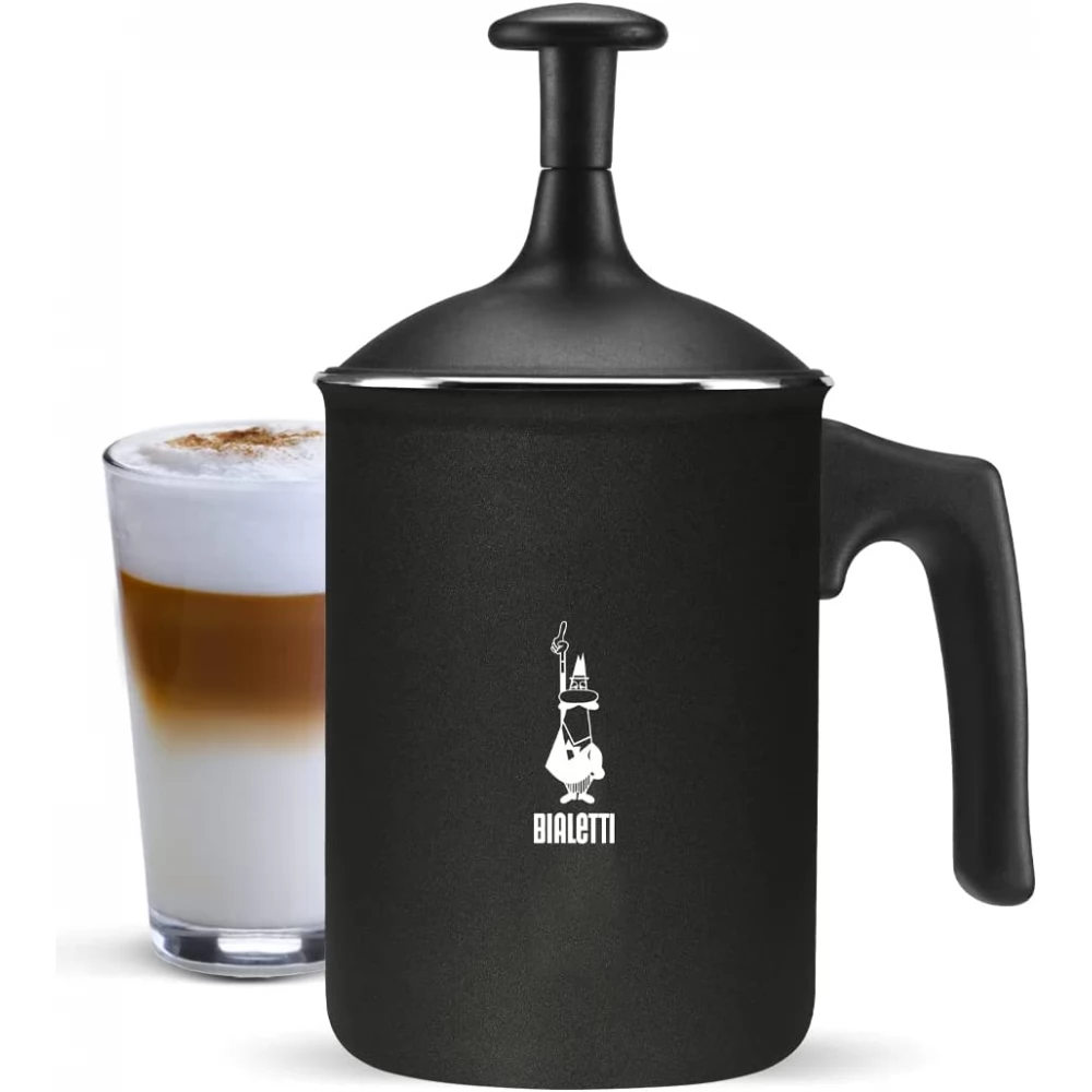 Bialetti - Electric milk frother 150ml cappuccino or 300ml hot milk white