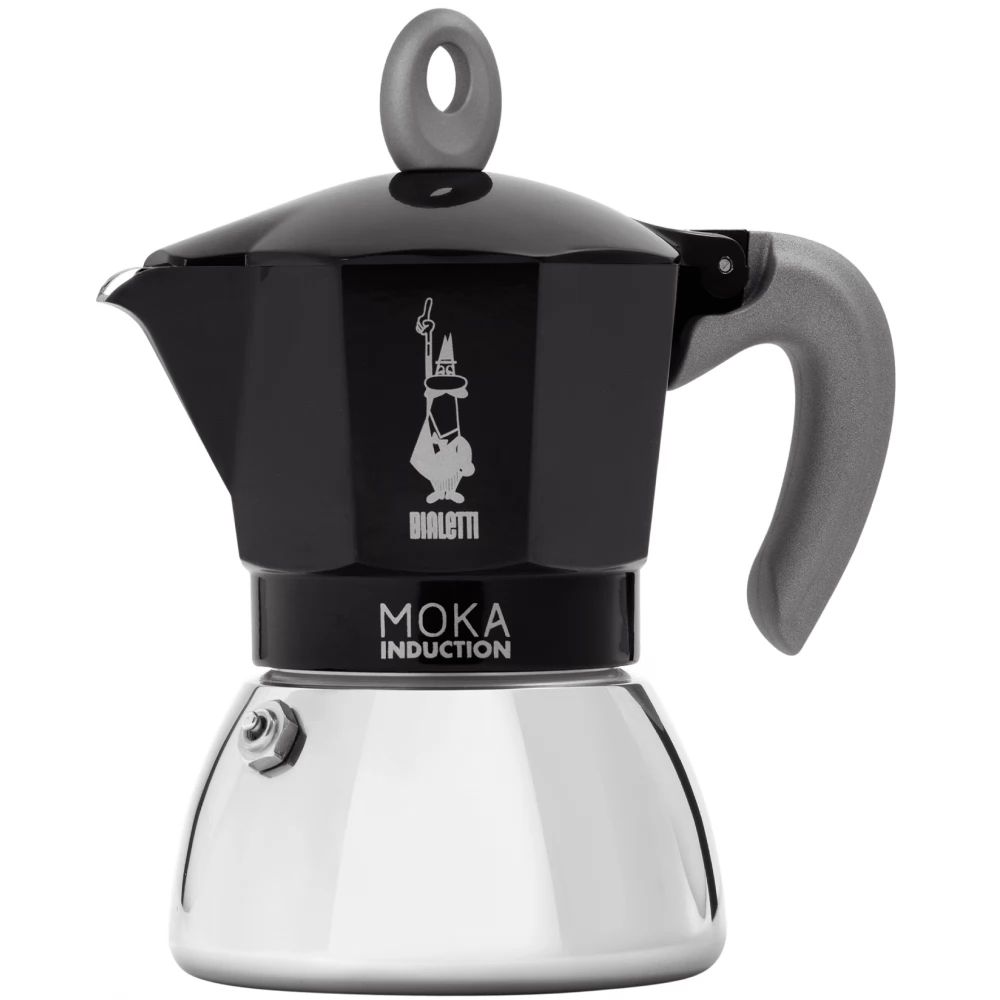 Bialetti Moka Express Espresso 6 -Cup, Aluminum Silver