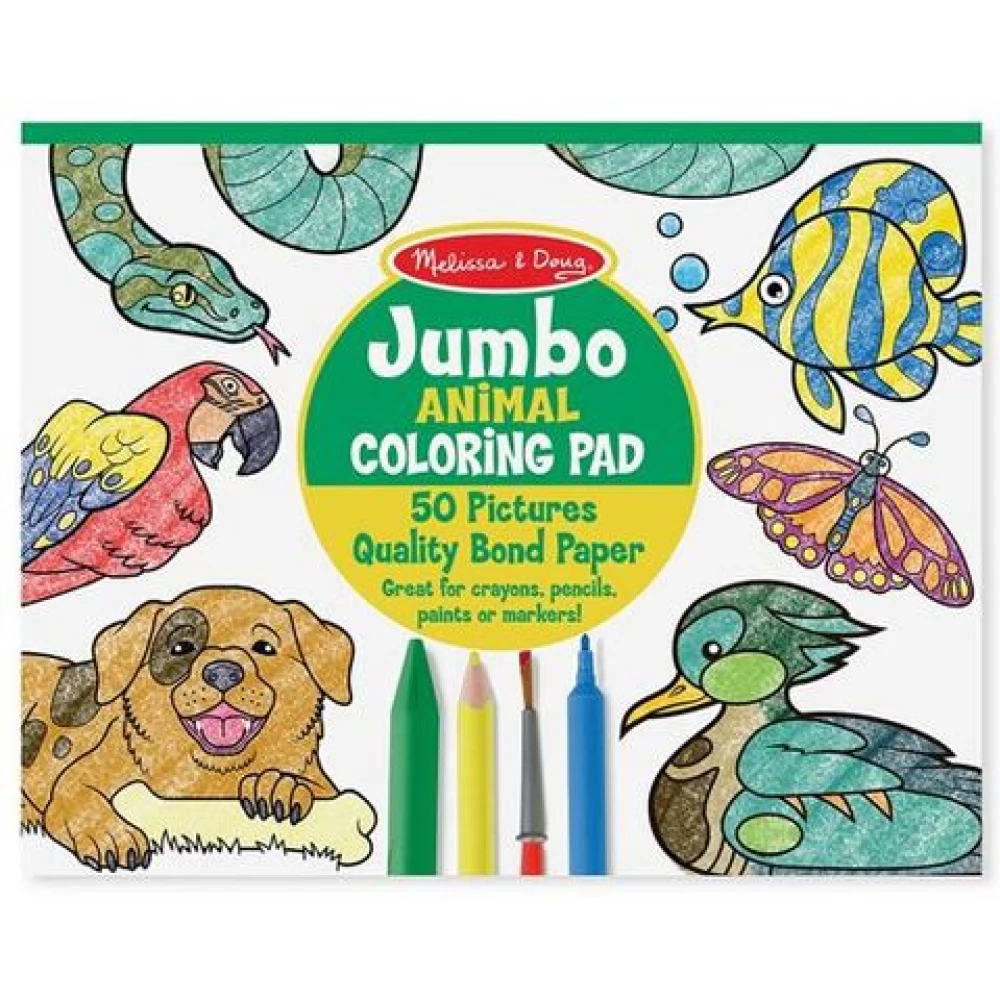 MELISSA AND DOUG Jumbo coloring - Animals