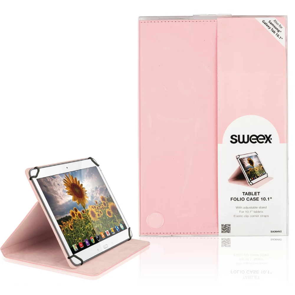 SWEEX SA364V2 Tablet Folio Case 10.1" roze