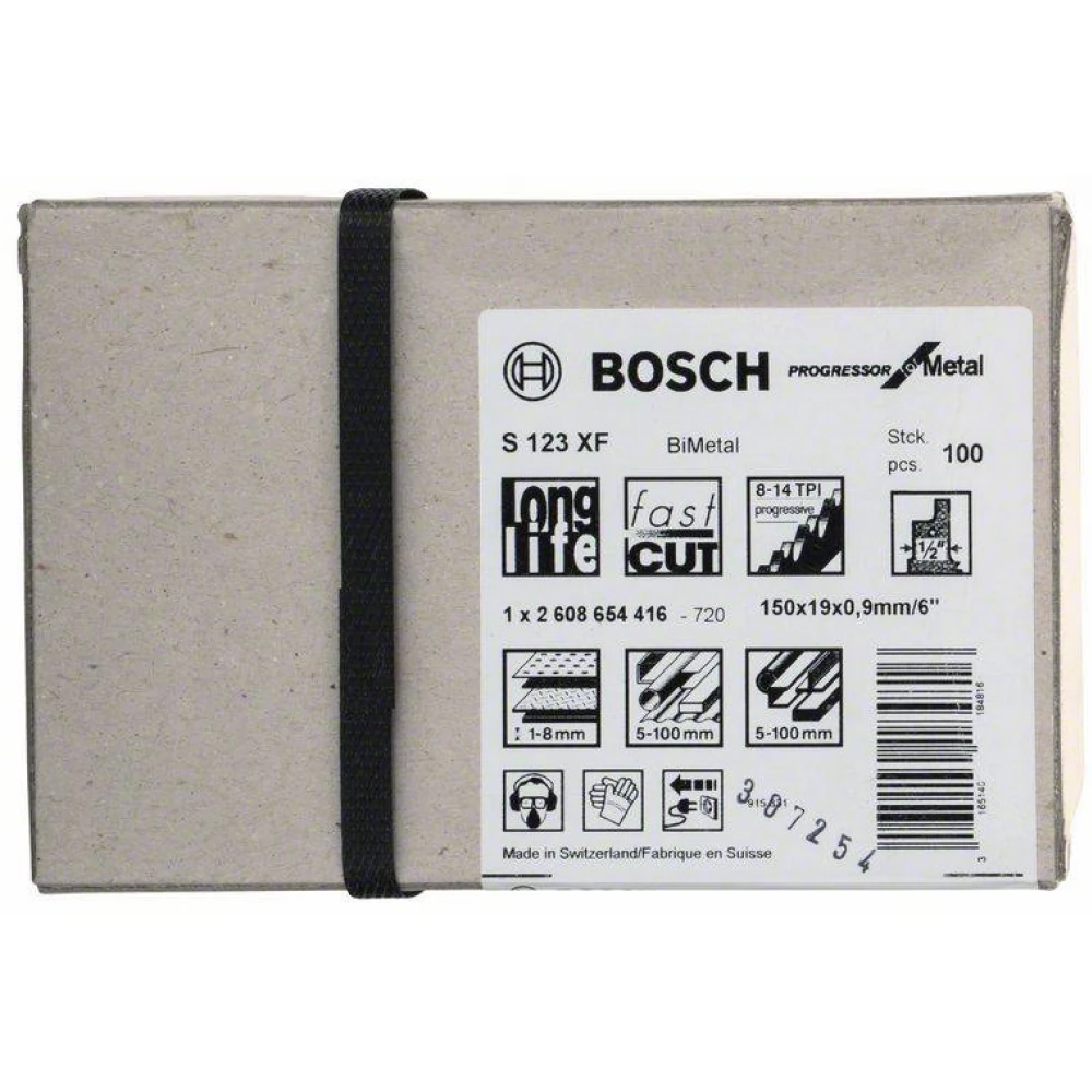 BOSCH S 123 XF - Progressor for Metal List za stapne pile 100 kom (Basic vraća)