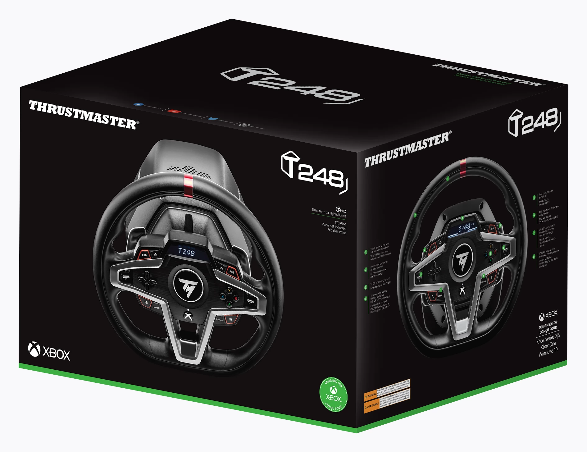 その他 THRUSTMASTER T248 Amazon.com: Thrustmaster T248P Force Feedback Racing Wheel