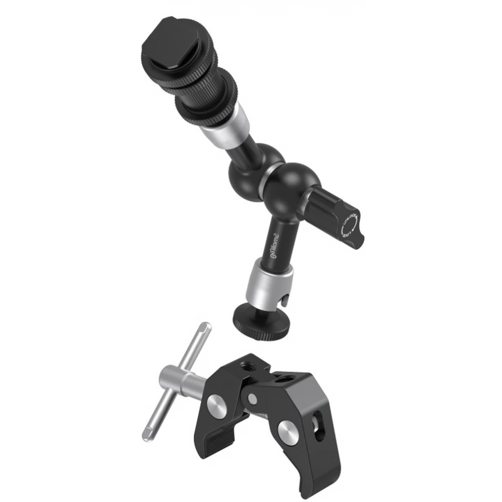 SMALLRIG Crab-Shaped Clamp & Magic Arm (7’’) with Cold Shoe