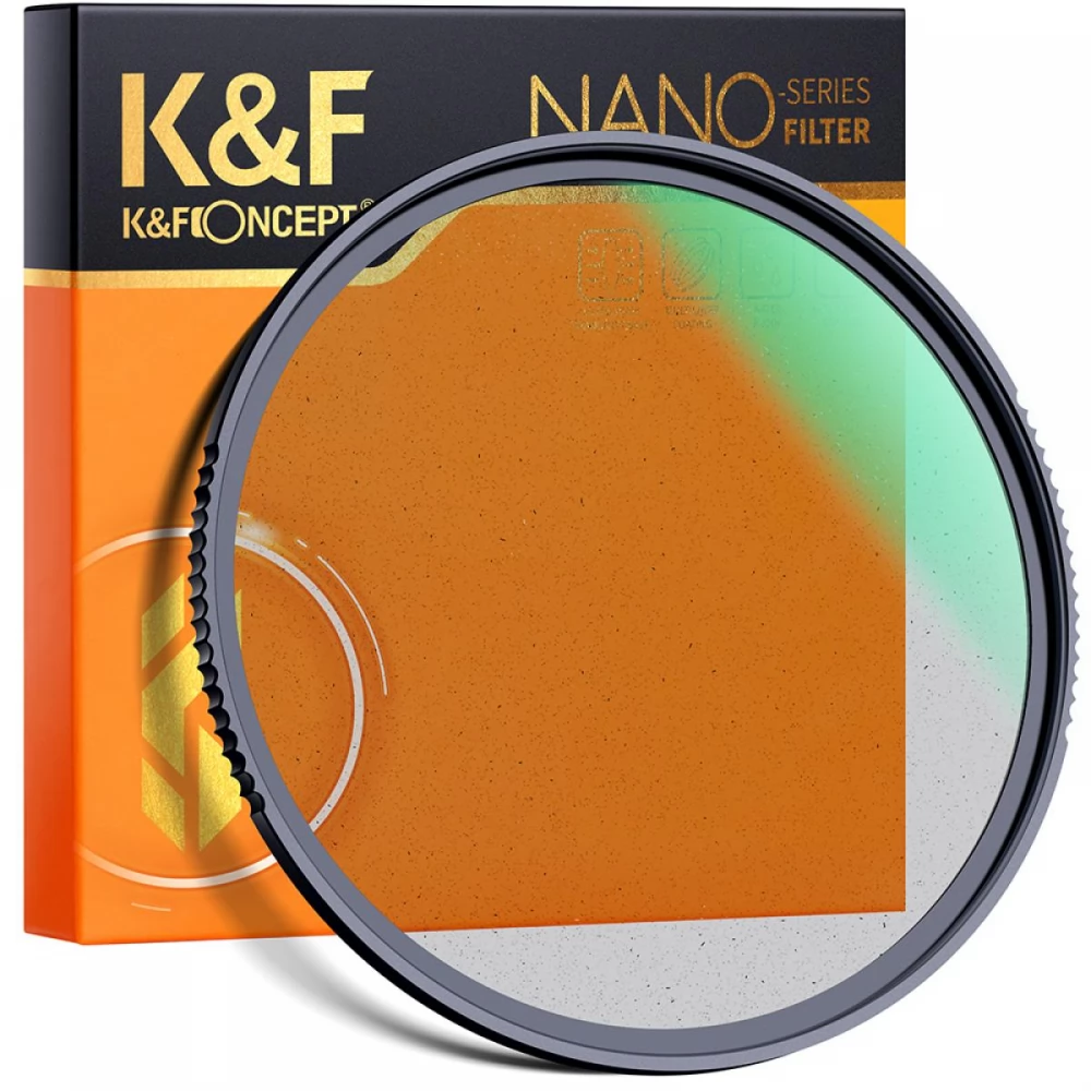 K-F CONCEPT Concept Nano-X Black Mist lágyító filtru 1/2 Rezistent la zgarieturi 49mm